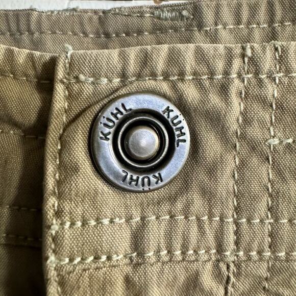 Kuhl Patina Dye Khaki Beige Splash Hiking Skirt Gorpcore Tenniscore Size 8 - Picture 6 of 8